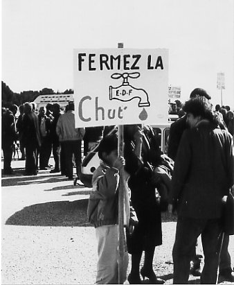 Manifestation à St Chamas en 1989